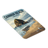 Cannon Beach Oregon Magnet (Rechte Seite)