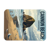 Cannon Beach Oregon Magnet (Horizontal)