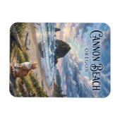 Cannon Beach Oregon Magnet (Horizontal)