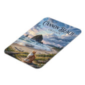 Cannon Beach Oregon Magnet (Linke Seite)