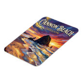 Cannon Beach Oregon Magnet (Linke Seite)