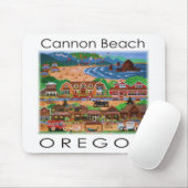 Cannon Beach ~ Oregon Mousepad (Mit Mouse)