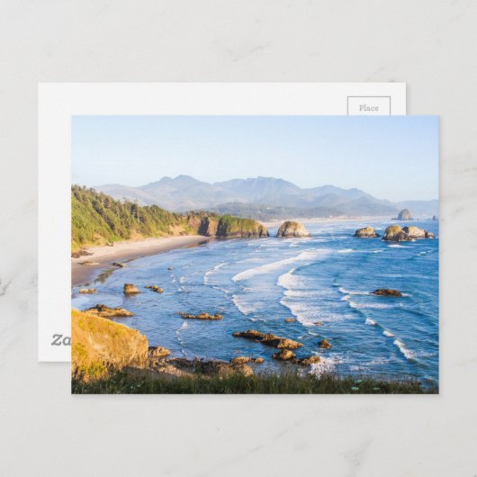 Cannon Beach Oregon Postkarte (Vorne/Hinten)