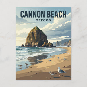 Cannon Beach Oregon Postkarte
