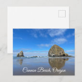 Cannon Beach Oregon Postkarte (Vorne/Hinten)