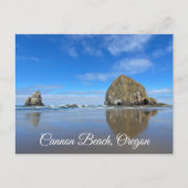 Cannon Beach Oregon Postkarte (Vorderseite)