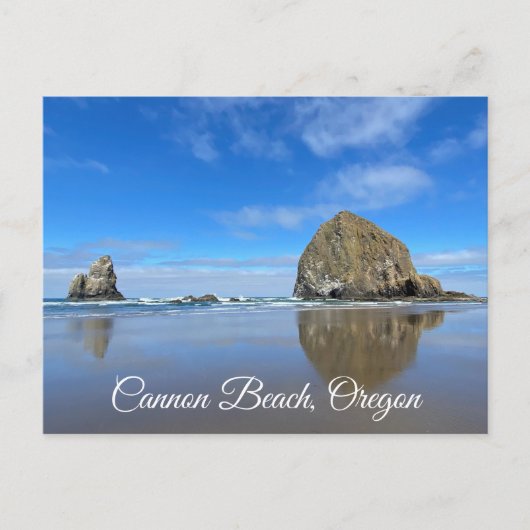 Cannon Beach Oregon Postkarte (Vorderseite)