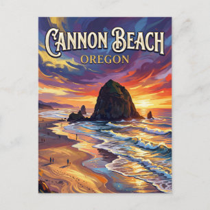 Cannon Beach Oregon Postkarte