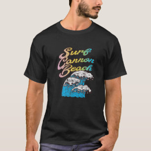 Cannon Beach Oregon Surf Vintage Retro 60er 70er 8 T-Shirt