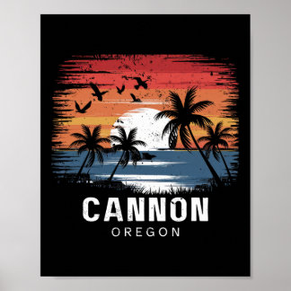 Cannon Beach Oregon Surfing Surfer _1 Poster