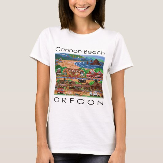 Cannon Beach ~ Oregon T-Shirt (Vorderseite)
