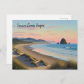 Cannon Beach Oregon Travel Postkarte (Vorne/Hinten)