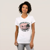 Cannon Beach Retro Vignette T-Shirt (Vorne ganz)