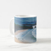 Cannon Beach Seascape Malerei Kaffeetasse (Vorderseite Links)