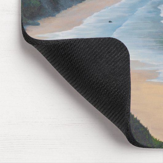 Cannon Beach Seascape Malerei Mousepad (Ecke)