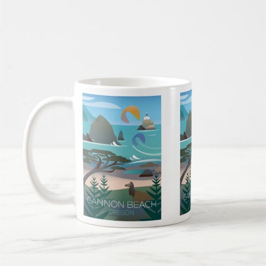 Cannon Beach Tasse (Links)