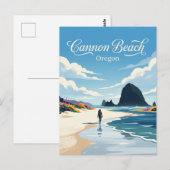 Cannon Beach USA Postkarte (Vorne/Hinten)