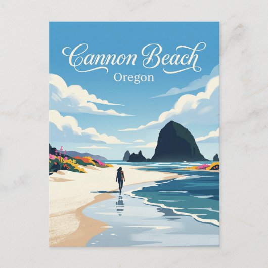 Cannon Beach USA Postkarte (Vorderseite)