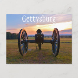 Cannon bei Sunset, Gettysburg NMP Postkarte