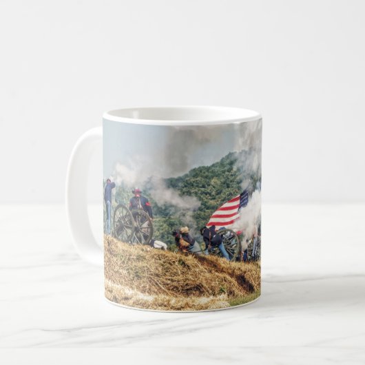 Cannon Fire Kaffeetasse (Vorderseite Links)