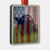 Cannon & Flag Ornament Aus Metall (Rechts)