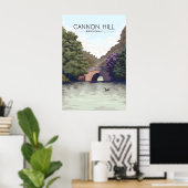 Cannon Hill Birmingham Reiseplakat Poster (Heimbüro)