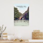 Cannon Hill Birmingham Reiseplakat Poster (Küche)