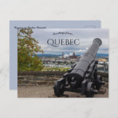 Cannon in Quebec Canada Postkarte (Vorne/Hinten)