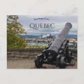 Cannon in Quebec Canada Postkarte (Vorderseite)