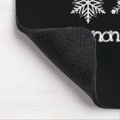 Cannon Mountain Franconia Notch Schneeflocken Skif Mousepad (Ecke)
