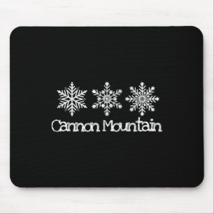 Cannon Mountain Franconia Notch Schneeflocken Skif Mousepad