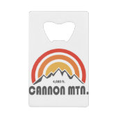 Cannon Mountain New Hampshire Geldbeutel Flaschenöffner (Vorderseite)