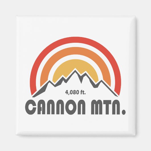 Cannon Mountain New Hampshire Magnet (Vorne)
