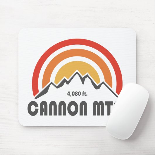 Cannon Mountain New Hampshire Mousepad (Mit Mouse)