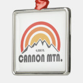 Cannon Mountain New Hampshire Ornament Aus Metall (Links)