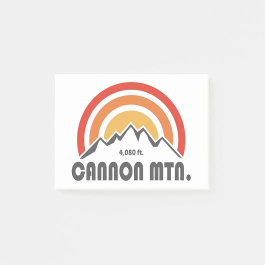 Cannon Mountain New Hampshire Post-it Klebezettel (Vorderseite)