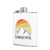 Cannon Mountain New Hampshire Retro Flachmann (Links)