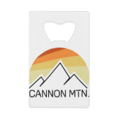 Cannon Mountain New Hampshire Retro Geldbeutel Flaschenöffner (Vorderseite)