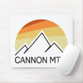 Cannon Mountain New Hampshire Retro Mousepad (Mit Mouse)