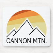 Cannon Mountain New Hampshire Retro Mousepad (Vorne)