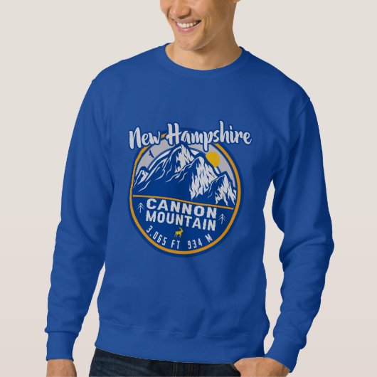 Cannon Mountain New Hampshire - Retro Souvenirs Sweatshirt (Vorderseite)