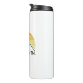 Cannon Mountain New Hampshire Retro Thermosbecher (Nach rechts gedreht)