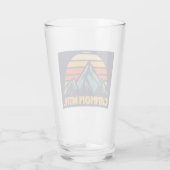 Cannon Mountain New Hampshire Retro Türkis Glas (Rückseite)