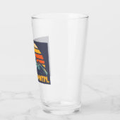 Cannon Mountain New Hampshire Retro Türkis Glas (Links)