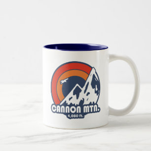 Cannon Mountain New Hampshire Sun Eagle Zweifarbige Tasse
