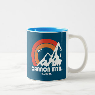 Cannon Mountain New Hampshire Sun Eagle Zweifarbige Tasse