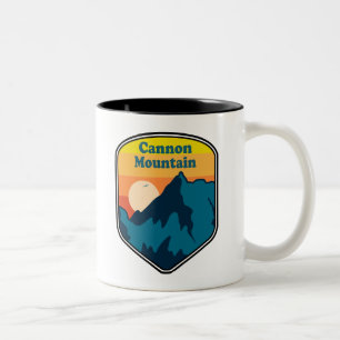 Cannon Mountain New Hampshire Sunrise Zweifarbige Tasse