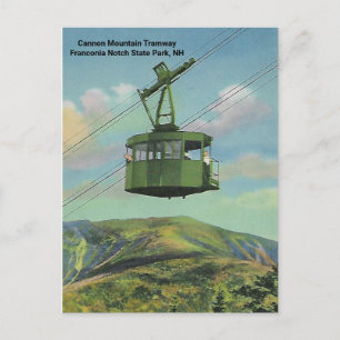 Cannon Mt. New Hampshire Tramway Vintage Postkarte