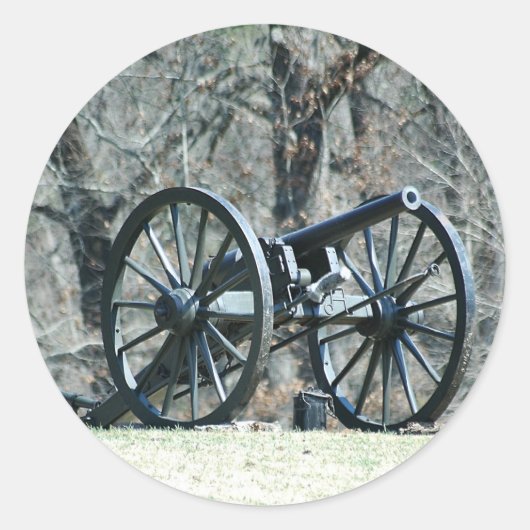 Cannon Runder Aufkleber (Vorderseite)