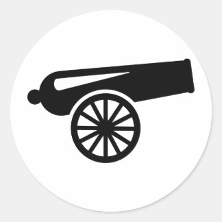 Cannon Runder Aufkleber